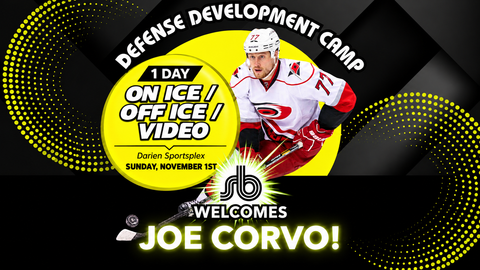 Defensive Development clinic with NHL star Joe Corvo @ Darien Sportsplex Sunday, November 1st
